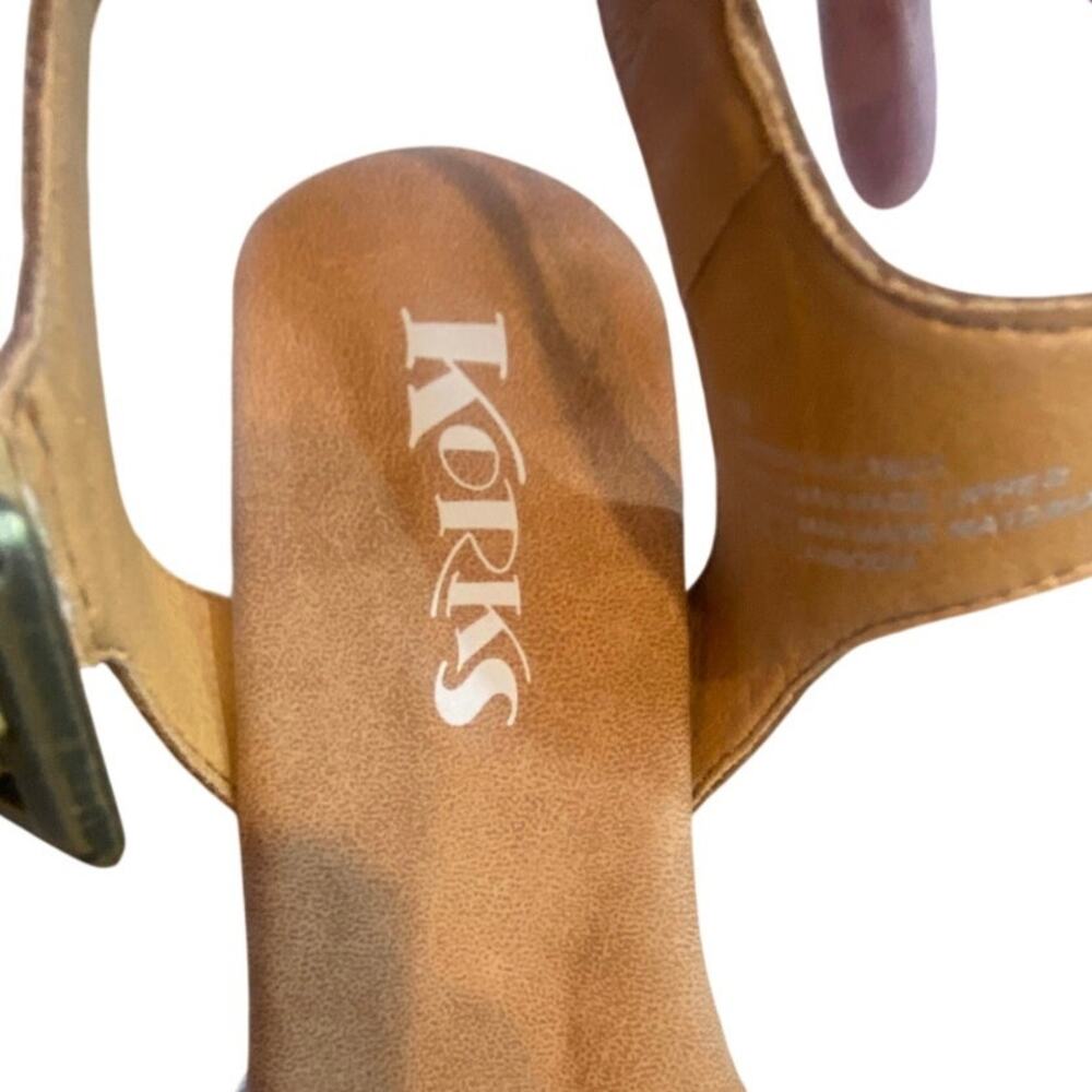 Korks Crochet Block Heel Sandals Women 7
Brown Ankle Strap Boho Shoes - Picture 8 of 8